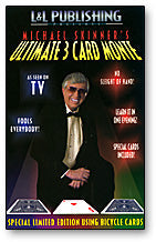 3 Card Monte Card Trick Skinner (Blue)
