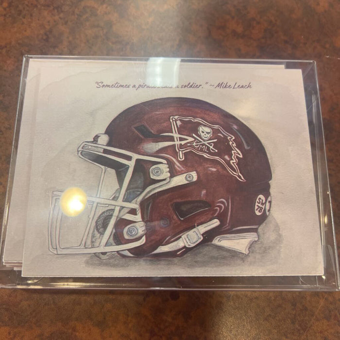 Mike Leach Helmet Note Cards