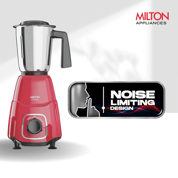 Milton Spire 550 Watts Mixer Grinder with 4 Jars - 5