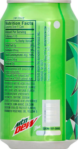 MOUNTAIN DEW 12 FL OZ (12 CT)