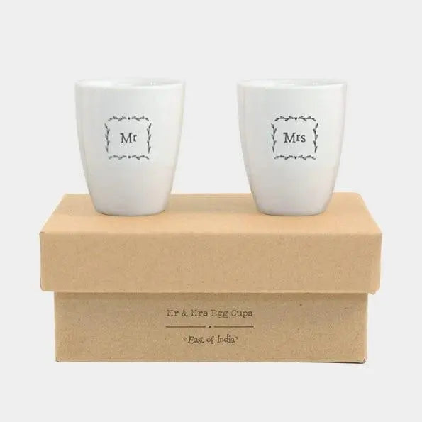 Mr And Mrs Egg Cups - East Of India East of India