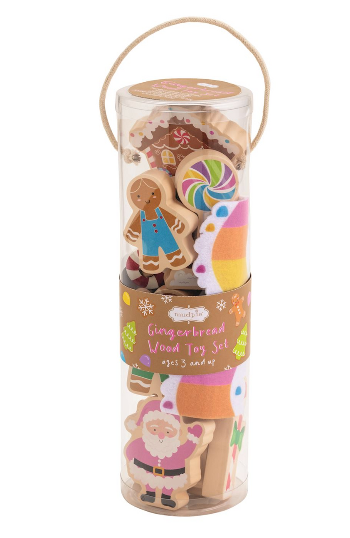 MT Gingerbread Wood Toy Set