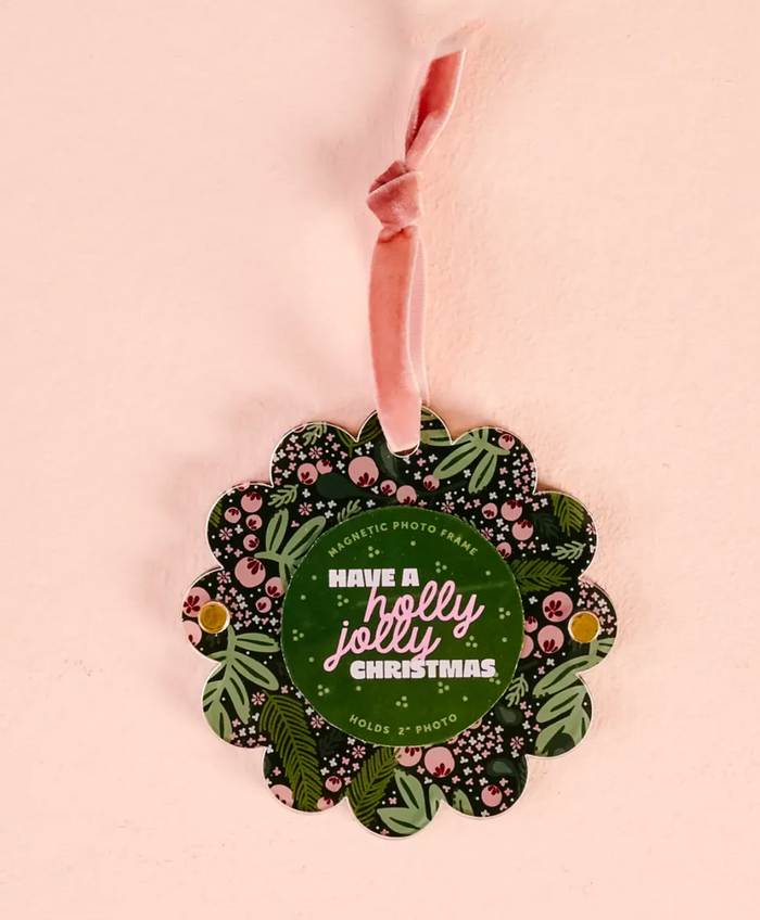 MT Scalloped Acrylic Frame Ornament