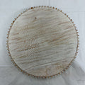 Mud Pie Beaded Lazy Susan (White)