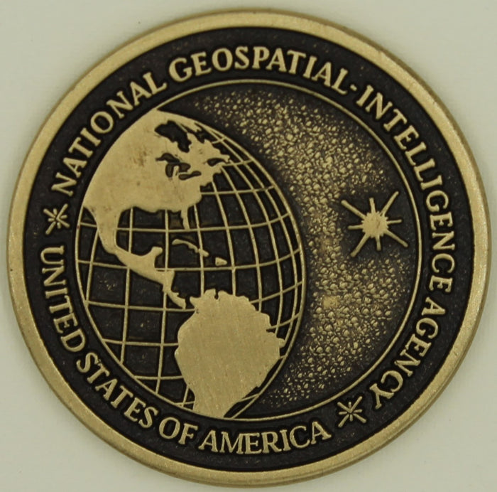 National Geospatial Intelligence Agency NGA Challenge Coin