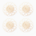 Natural Rattan Coaster Set