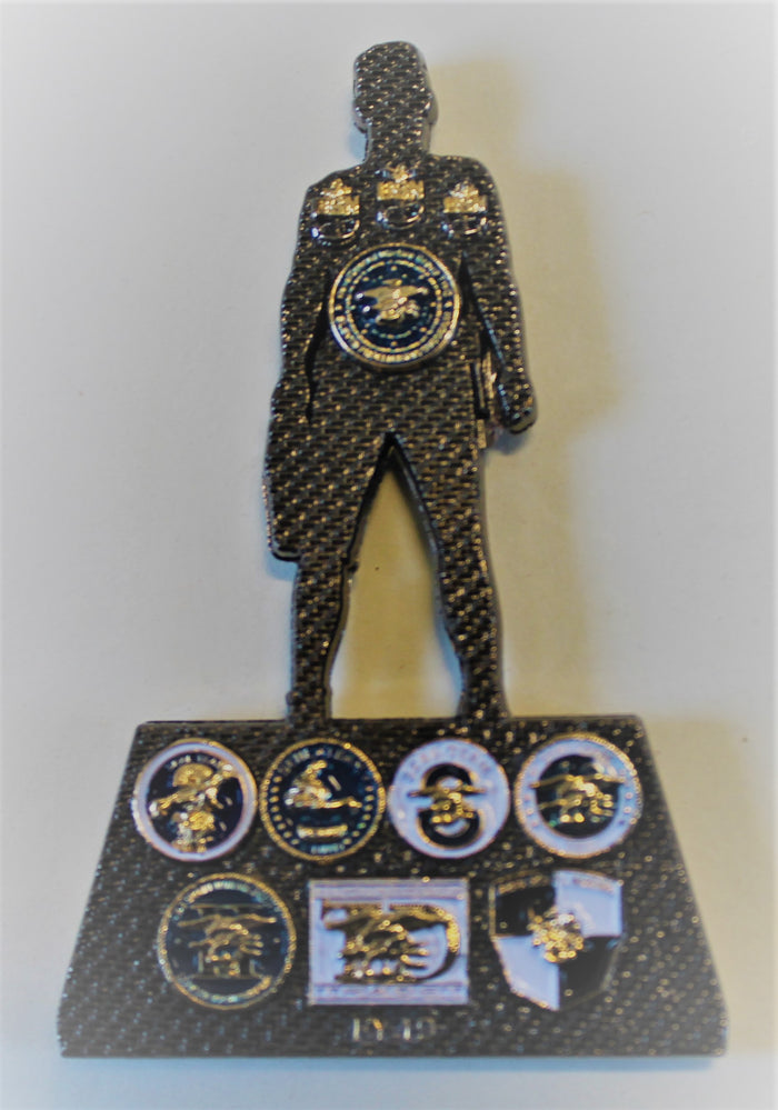 Naval Special Warfare Group 2 / Two Naked Warrior SEAL Serial #175 Navy Challenge Coin