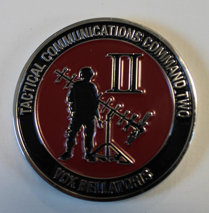 Naval Special Warfare Group 2 / Two Tactical Communications Command Two / 2 SEAL Navy Challenge Coin