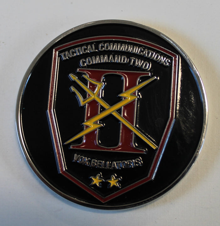 Naval Special Warfare Group 2 / Two Tactical Communications Command Two / 2 SEAL Navy Challenge Coin