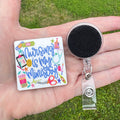 Nursing Is My Ministry Interchangeable Badge Button with Reel Option