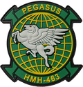 Officially Licensed HMH-463 Pegasus PVC Patch
