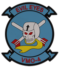 Officially Licensed USMC VMO-4 Evil Eyes PVC Squadron Patch