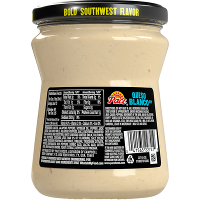 PACE QUESO BLANCO MEDIUM  SALSA 15 OZ