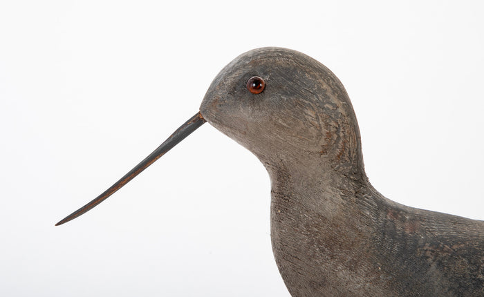 Painted Wood Stickup Decoy of a Dunlin