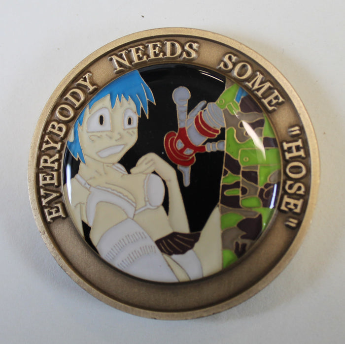 POL / Fuels What The Fuck Big Green Truck Air Force Challenge Coin