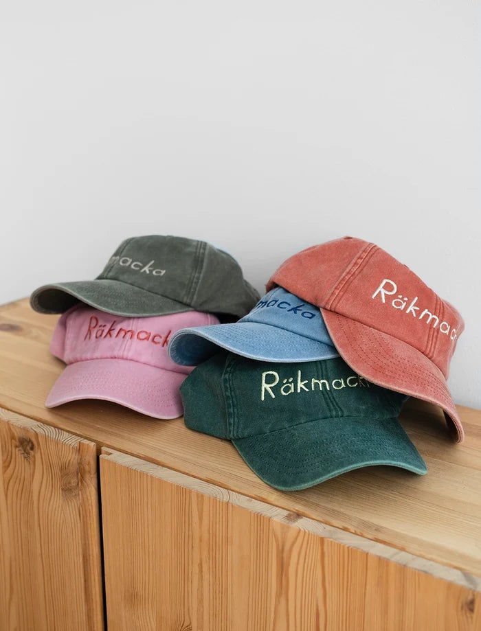 RÄKMACKA CAP, WASHED - Vintage Olive