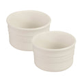Ramekin 9.5cm diam. x 5.6cm/250ml 2 Piece Set Antique Cream