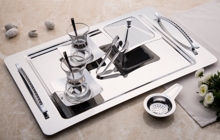 RANA MIRROR FINISH - TRAY SET - 2-PIECE