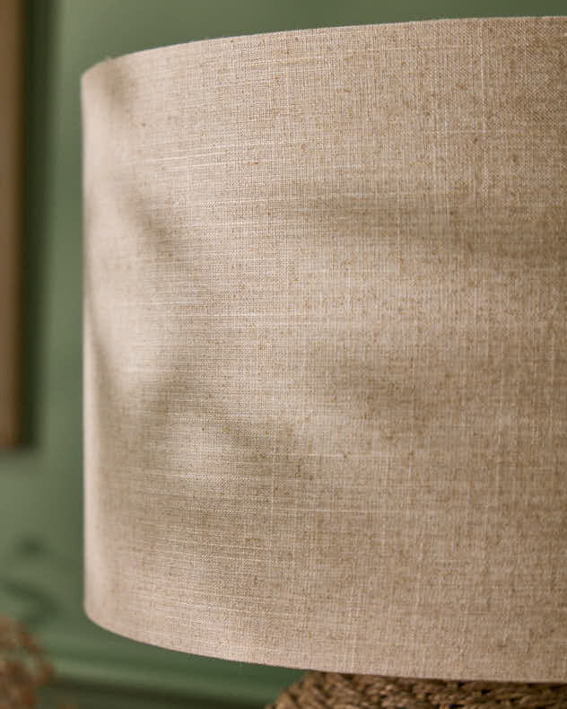 Table Lamps - Rattan Orb Bedside Table Lamp