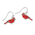 Red Enamel Cardinal Earrings