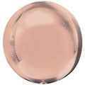 Rose Gold Orbz 16" -  18" Foil Helium Balloon