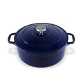 Round French Oven French Blue