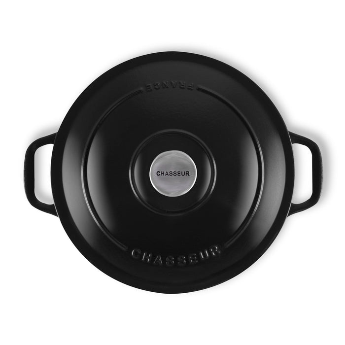 Round French Oven Matte Black