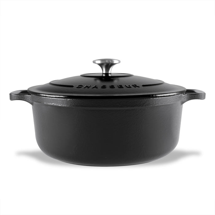 Round French Oven Matte Black