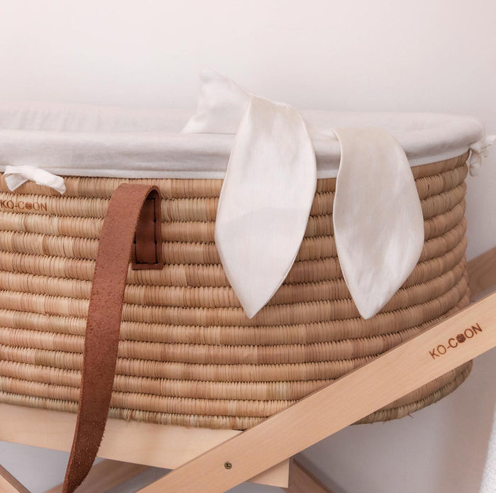 Rust leather TIMELESS Moses Basket