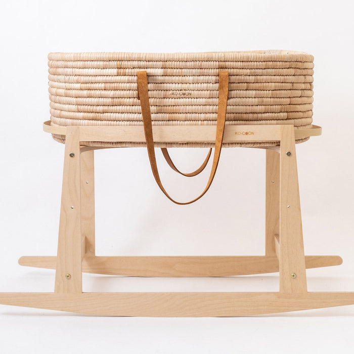 Rust leather TIMELESS Moses Basket