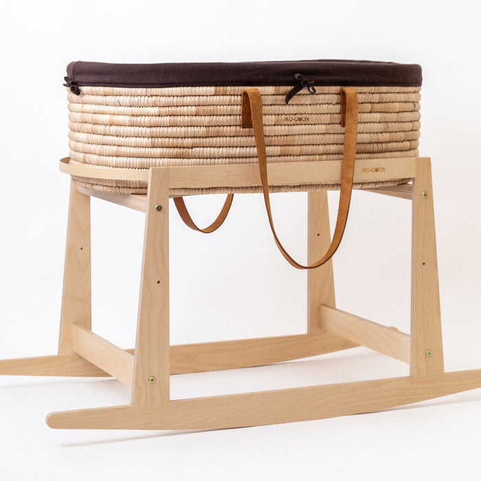 Rust leather TIMELESS Moses Basket