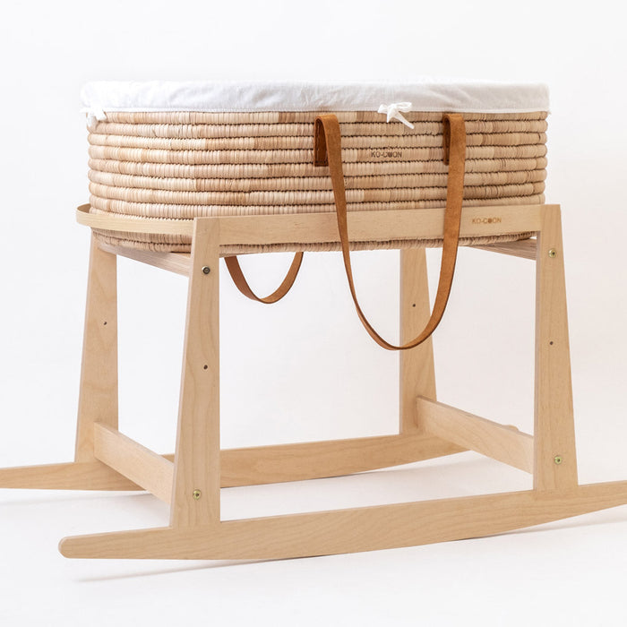 Rust leather TIMELESS Moses Basket