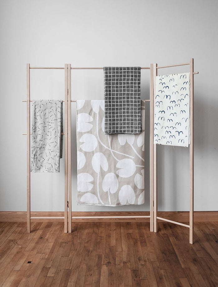 RUTIG FABRIC BY THE METRE, BLACK