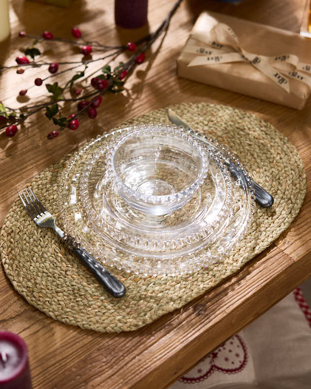 Set of 2 Oval Seagrass Placemats