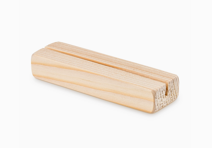 Single Card Wood Stand