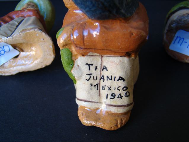 Sitting Mexican Pottery Salt Shaker
