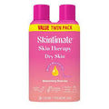 SKINTIMATE SKIN THERAPY DRY SKIN SHAVE GEL FOR WOMEN, MOISTURIZING SHAVING CREAM TWIN PK 7 OZ #ROCK VALUE-ORDER BY TUESDAY EVENING OCT 27 ARRIVING NOV 04  FOR DELIVERY#