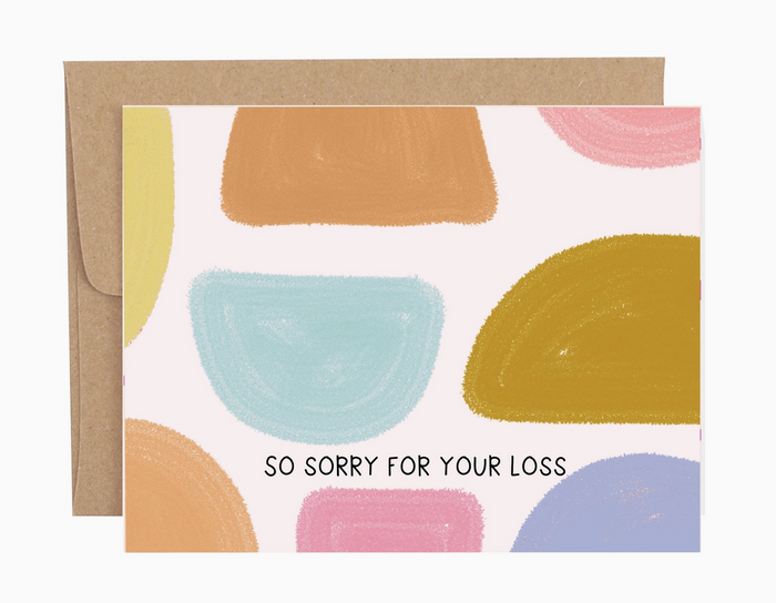 Sorry For Your Loss Sympathy Card