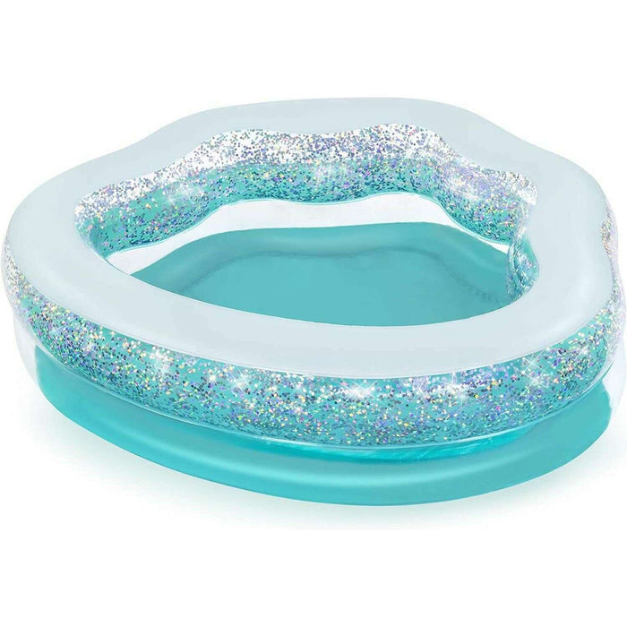 Sparkle Shell Kiddie Pool 150x127x43cm Kids Inflatables Sparkle Shell Kiddie Pool 150x127x43cm Sparkle Shell Kiddie Pool 150x127x43cm Bestway