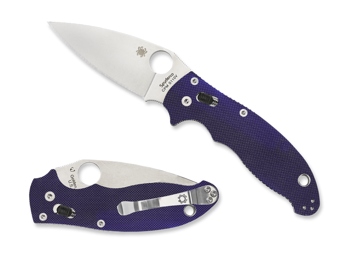Spyderco Manix 2 - Dark Blue G-10 - CPM-S110V Steel - C101GPDBL2 - SNK/WTO - Home Office
