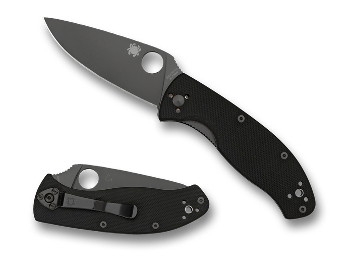 Spyderco Tenacious - Black Blade - Black G10 - C122GBBKP - SNK/WTO - Home Office