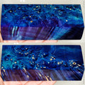 Stabilized box elder burl wood block