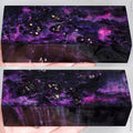 Stabilized box elder burl wood block