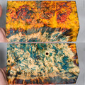 Stabilized box elder burl wood block