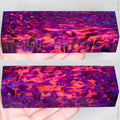 Stabilized masur karelian birch wood block