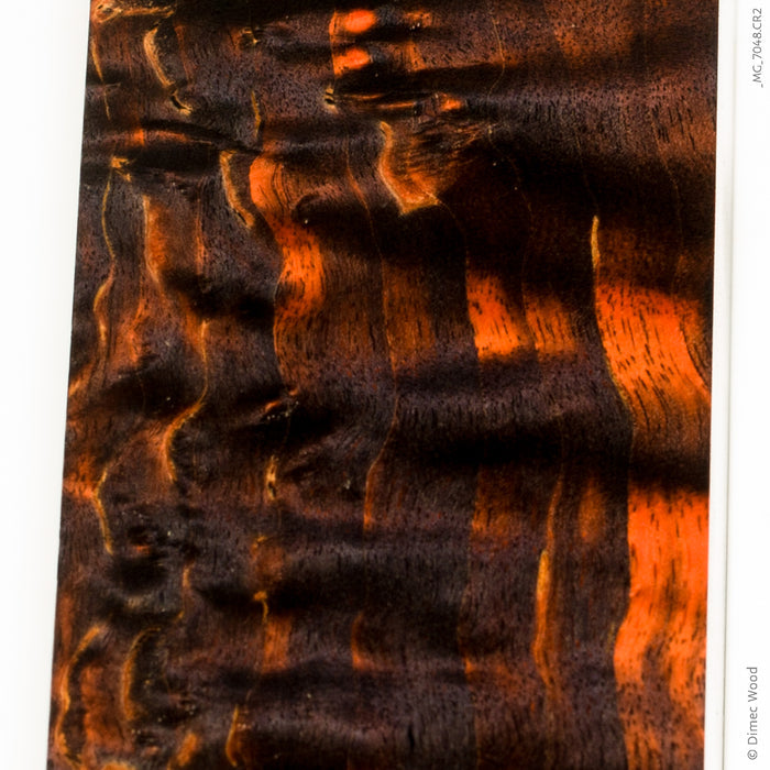 Stabilized masur karelian birch wood block