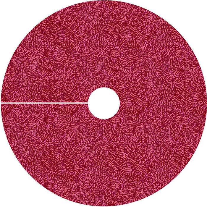 Sunset Spritz Tree Skirt | Reversible Pink & Red Patterns