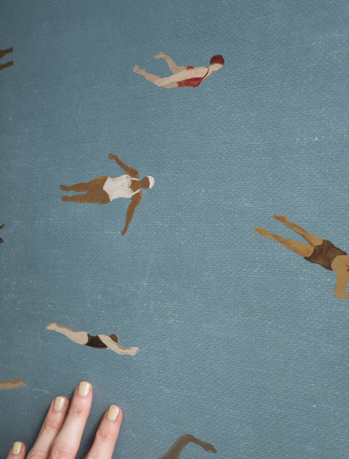 SWIMMERS POSTER - 40×50 cm