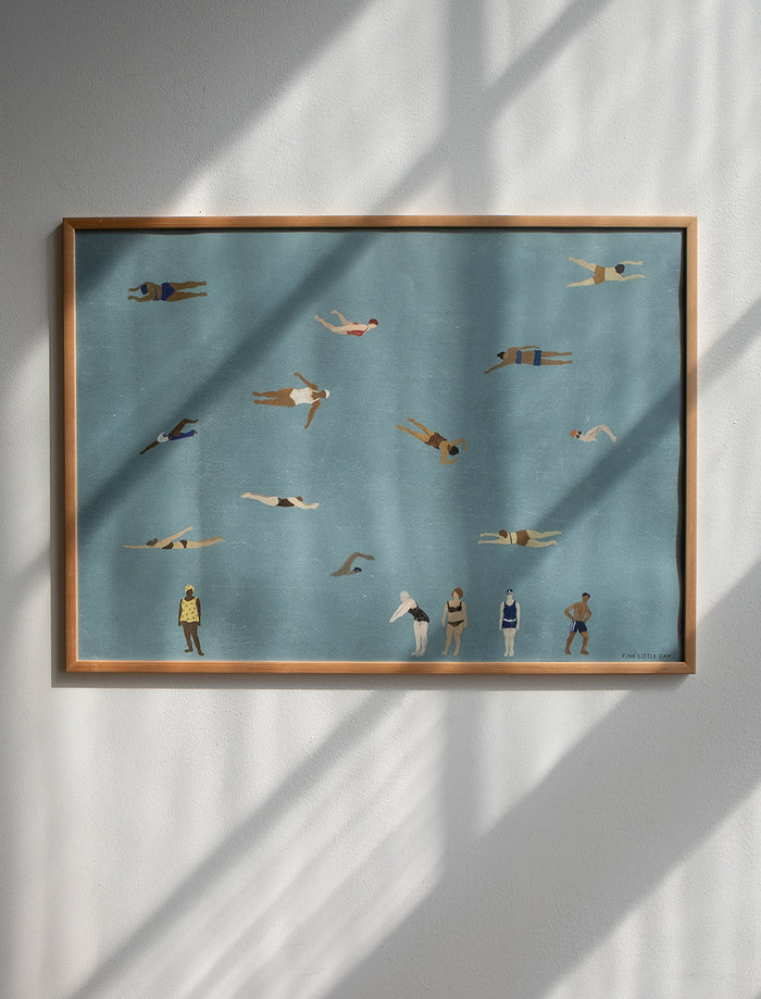 SWIMMERS POSTER - 70x100 cm