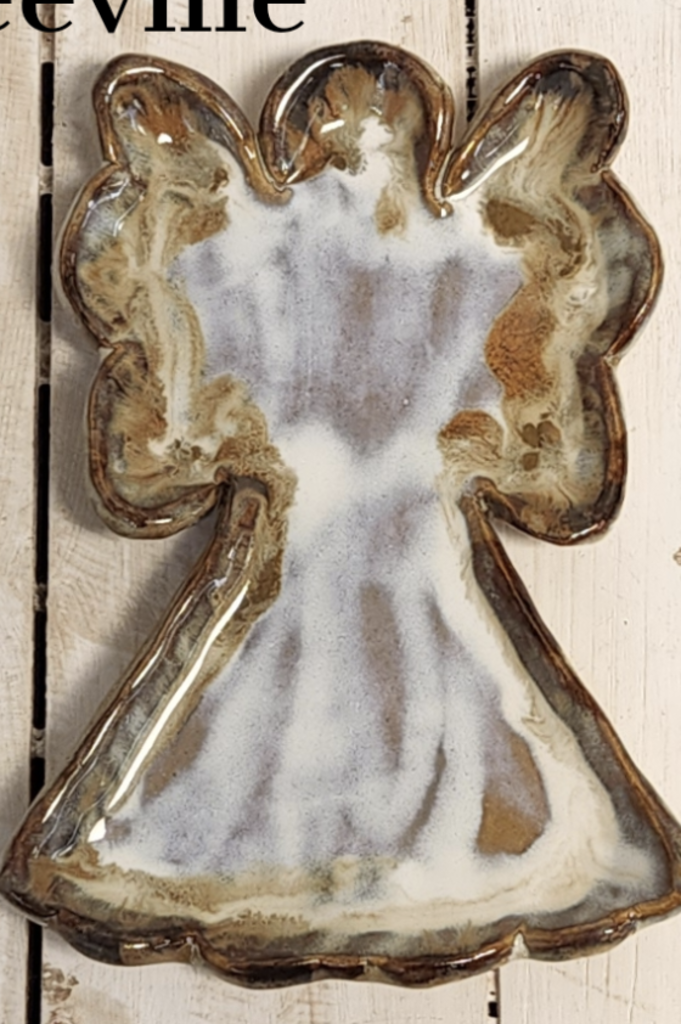 Tab Boren Pottery Angel Tray #98